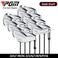 PGM MTG036 + Clubs de golf pour droitier personnalisés Ensemble de fer forgé CNC pour hommes avec une excellente dextérité pour les amateurs de golf
