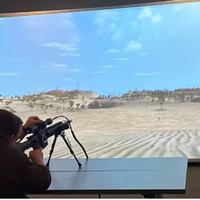Pistola de proyección de tiro interactivo de gran venta, láser infrarrojo, juego de disparos en pared, pistolas, juego de proyección con Sensor, juguetes para niños