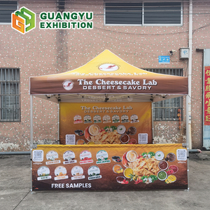 Tente <span class=keywords><strong>Barnum</strong></span> 3x3 à structure en aluminium, pliable, type Gazebo d'église, stand de marché, auvent, carpa pour événements et carpa pour le commerce, en acier - Product Image 6