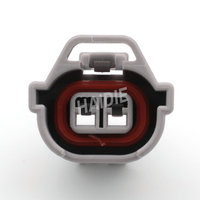 Conector de Carcasa de Inyector Eléctrico Automotriz de 2 Pines Hembra, Accesorios para Cableado, 6189-0074 6189-0039