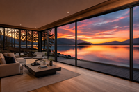 Ventanas Corredizas de PVC con Diseño Norteamericano de Última Generación, Ventanas Corredizas de Vidrio de Plástico UPVC