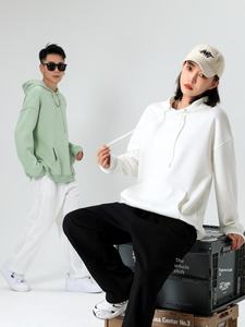 MAKITAPE D14 Otoño/Invierno, Sudadera Informal Sencilla de Color Sólido, Holgada, Antibolitas, de Terciopelo para Hombre, 450g, Manga Larga, Color Plateado, Cálida - Product Image 3