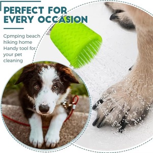Portable <b>Pet</b> Shower Head Adjustable Silicone <b>Bath</b> Sprayer for Dogs and Cats Gentle Water Flow for Outdoor & Indoor <b>Pet</b> - Product Image 6