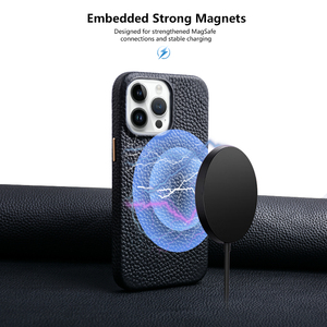 DL vendita calda primo strato di cuoio genuino Pebble grano di ciottoli protezioni per lenti all'ingrosso in pelle di design custodie per telefono per <span class=keywords><strong>Iphone</strong></span> - Product Image 5