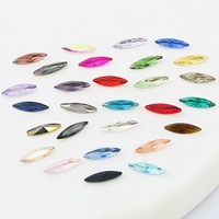 Diamant en verre œil-de-cheval célèbre et populaire, à pointe affûtée, pour décalcomanie de coque de téléphone DIY, accessoire de nail art