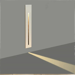 Outdoor Waterproof LED Wall Lamp Aluminum Body <strong>Motion</strong> <strong>Sensor</strong> Step Stair <strong>Light</strong> for Home <strong>Office</strong> Warm White Indoor Decor Recessed - Product Image 1