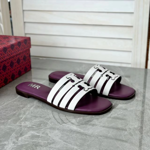 Luxury Designer Shoes SS26 Womens Summer Spring Button Closure Light Weight Square Toe Flat <b>Sandals</b> Rubber Outsole 2026 Fashion - Product Image 5