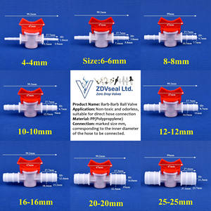 Vanne d'arrêt ZDVseal 12-12 mm avec embouts de tuyau égaux, inodore, facile à utiliser pour le contrôle manuel du débit d'eau - Product Image 4