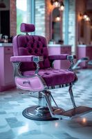 Chaise de coiffure hydraulique de style vintage antique pour salon de beauté, mobilier commercial 2024, design moderne