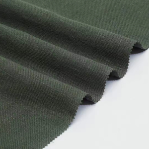 Penjualan Panas Kain Twill Campuran Ramie Katun 250gsm 135cm, Tebal dan Tahan Lama, 90% Ramie 10% Katun, Kain Tenun untuk Jas, Kemeja, Gaun - Product Image 1