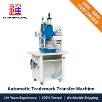 Machine de transfert automatique de marques déposées Kimfor avec composants à engrenages, machine d'impression et d'étiquetage automatique