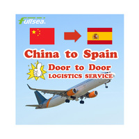 Service d'expédition de fret express LCL porte-à-porte de la Chine vers l'Espagne, pour marchandises générales, avec assistance 24h/24 et 7j/7 et assurance