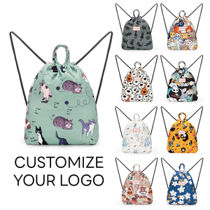 Custom Logo Drawstring Backpack Draw String Sports Backpack Promotional Bag Gym Bags School Backpack