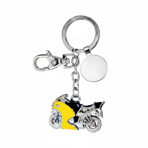 Portachiavi per Moto Giallo/Nero, Accessori per Chiavi Auto - Product Image 2