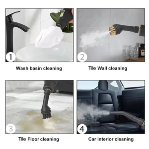 Nettoyeur vapeur portable à main haute température avec brosse, machine de nettoyage à la vapeur sous pression pour <span class=keywords><strong>cuisine</strong></span> et voiture - Product Image 5