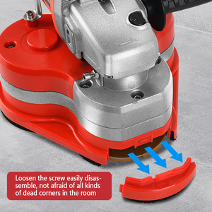 Machine à poncer sans poussière 220V, ponceuse de sol, mini meuleuse à béton portative, meuleuse à béton à trois têtes, polisseuse - Product Image 3