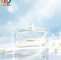 Étiquettes de parfum personnalisées de luxe, flacons de parfum vides en verre avec bouchon, 30 ml, 50 ml, 100 ml