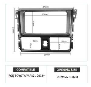 Reproductor de vídeo estéreo para coche de 10 pulgadas para Toyota Vois <span class=keywords><strong>Yaris</strong></span> 2014 <span class=keywords><strong>2015</strong></span> 2016 Radio de coche sistema de navegación GPS para coche - Product Image 6