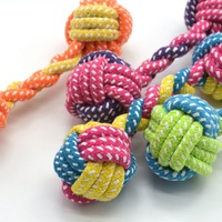 Juguete de Cuerda para Perros con Nudo de Zanahoria, Divertido Juguete Interactivo para Masticar y Limpiar los Dientes, Juguetes para Perros y Gatos