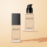 Fond de teint liquide en gros, crème de fond de teint liquide, crème de fond de teint pressée pour femmes, poudre de fond de teint 24 heures