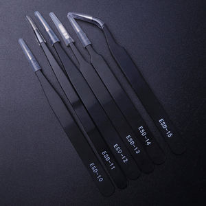 Pinzas Antiestáticas de Acero Inoxidable ESD, 1 Pieza, Portátiles, Mini Herramientas de Reparación Electrónica, Kit de Herramientas para Componentes Electrónicos - Product Image 3