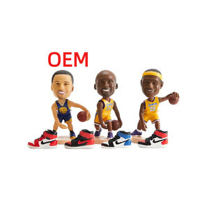 Figura de acción de jugador de baloncesto de la <span class=keywords><strong>NBA</strong></span> de PVC 3D personalizada, juguete de dibujos animados de plástico para decoración del hogar con tema de animales congelados - Product Image 1