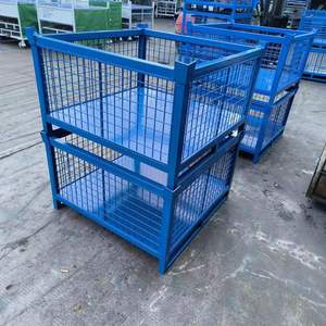 Siêu thị cứng nhắc Giao thông vận tải an ninh có thể tháo rời xe nâng an ninh nhiệm vụ nặng nề gấp dây Lưới Cán lồng container - Product Image 1