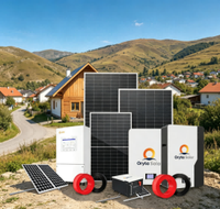 Sistem Tenaga Surya Hibrida Oryta 3-10KW untuk Rumah dengan Kit Penyimpanan Energi Surya, Baterai LiFePO4, dan Panel Surya yang Dapat Ditumpuk