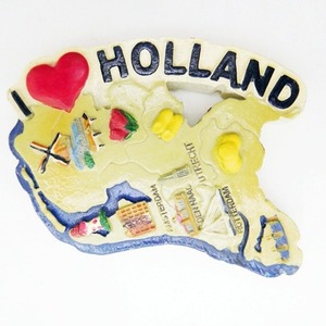Yijias motif de paysage thaïlandais et néerlandais traversant les aimants de réfrigérateur commémoratifs du mur allemand de Berlin Barcelone - Product Image 2