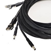 Cable de Datos Trenzado Multifunción Avanzado con RJ45, USB C, DC, Cobre Puro para PC y Electrónica Automotriz