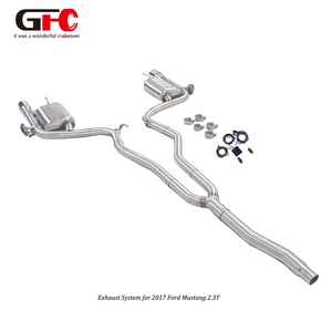 ท่อไอเสีย catback GFC ประสิทธิภาพสูงสำหรับ <span class=keywords><strong>Mustang</strong></span> 2.3T ดีไซน์วาล์วคู่พร้อมด้วยหัวตัดแบนชั้นเดียว89มม. - Product Image 5
