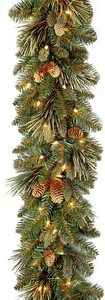 Ghirlanda Natalizia AYOYO con Frutti Rossi, Ecologica e di Lusso, LED 180cm/2,7m Pre-Illuminata, Decorazioni Natalizie - Product Image 5