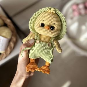 Juguete <span class=keywords><strong>de</strong></span> jirafa <span class=keywords><strong>de</strong></span> ganchillo personalizado hecho a mano <span class=keywords><strong>Amigurumi</strong></span> Bunny Chick Lovey Animal juguetes para niños - Product Image 3