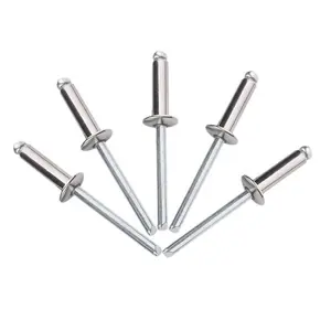 Structural Rivet Stainless Steel Round Head Metal Screw Rivet For Car Blind Rivets 5/32 X 1/2
