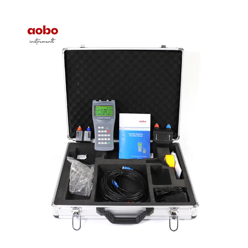 AOBO Dn 15 pens ultrasonik debimetre su ultrasonik el akış ölçeri basılabilir