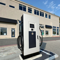 Borne de recharge pour véhicules électriques à énergie nouvelle CCS2 120 kW 160 kW à double pistolet, montage au sol, station de recharge DC pour véhicules électriques