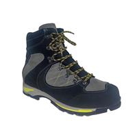 Chaussures de sport mi-hautes noires résistantes pour hommes, bottes tactiques en caoutchouc pour la randonnée, l'entraînement en plein air et l'escalade