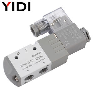 3V210-08 Luft pneumatisches Magnetventil <span class=keywords><strong>2</strong></span> Position 3-Wege-Steuerventil AC 24V 36V 110V 220V DC 12V 24V mit Anschluss schall dämpfer - Product Image 1