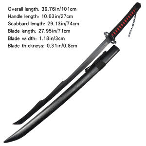 BLEACH l'arme populaire Anime-Tensa Zangetsu, accessoires de cosplay, objets de collection, cadeaux, modèles 39.76in/101cm - Product Image 4