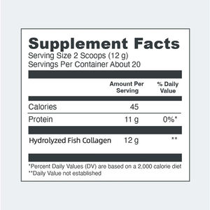 Пептидный порошок коллагена для морской рыбы, 8,6 унций для взрослых - Product Image 6