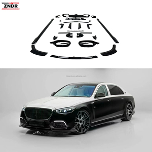 ชุดแต่งกันชนหน้าคาร์บอนไฟเบอร์ทรง MSY สำหรับ Mercedes W223 Maybach พร้อมลิ้นดิฟฟิวเซอร์ สปอยเลอร์  อะไหล่ใหม่สำหรับเปลี่ยน/ซ่อม - Product Image 1