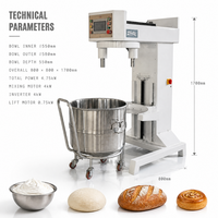 Batteur planétaire commercial 100L, machine à battre les œufs, avec levage automatique du bol, vitesse variable, pour boulangerie