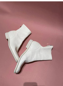 Botas de Verano 2026, Estilo Retro, con Cordones, de Cuero Genuino, Planas, Frescas, con Punta Abierta, Ligeras, a Media Pantorrilla, para Mujer - Product Image 2