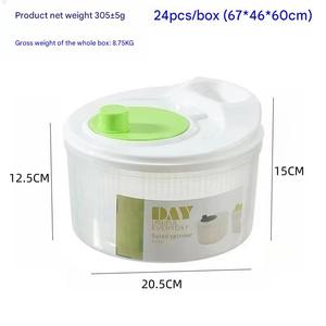 Secador Manual doméstico para frutas y verduras Cocina Lavado de verduras Lavabo de drenaje Herramienta secadora de drenaje de frutas y verduras - Product Image 6