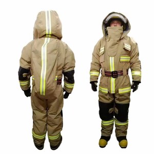 Combinaison de pompier intégrale Nomex, équipement de protection pour l'entraînement avec bandes réfléchissantes pour la pratique des secours incendie - Product Image 5