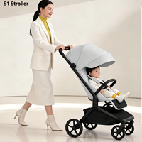 Poussette bébé Kidilo minimaliste ultra-légère, pliage à une main, portable pour avion, poussette de voyage