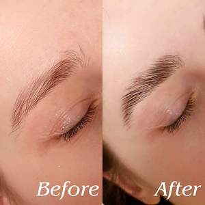 Cruelty-Free 24 Style Wax Tinted Eyebrow Styling Gel 24 White Profiler Cream Stencils Impermeable con ingredientes minerales - Product Image 4
