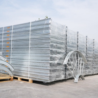 Hdmann - Goulotte de gestion de câbles électrique de qualité export, en acier galvanisé à chaud (HDG), haute capacité
