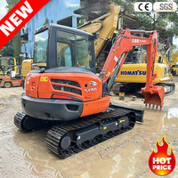Mini-excavatrice sur chenilles diesel hydraulique d'occasion d'origine japonaise Kx165 8 tonnes, pièces de rechange disponibles avec support après-vente