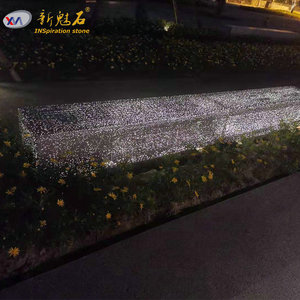 Nuevos Materiales de Construcción de Piedra, Asientos de Cemento Iluminados XMS006, Muebles de Hormigón de Alto Rendimiento para Parques y Paisajes Exteriores - Product Image 4